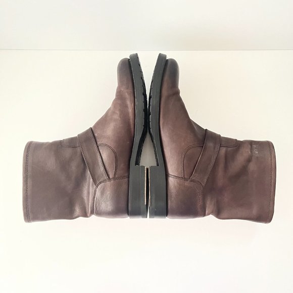 Frye Women’s Natalie Engineer Short Booties in Dark Brown Sz 6.5 - Picture 10 of 16